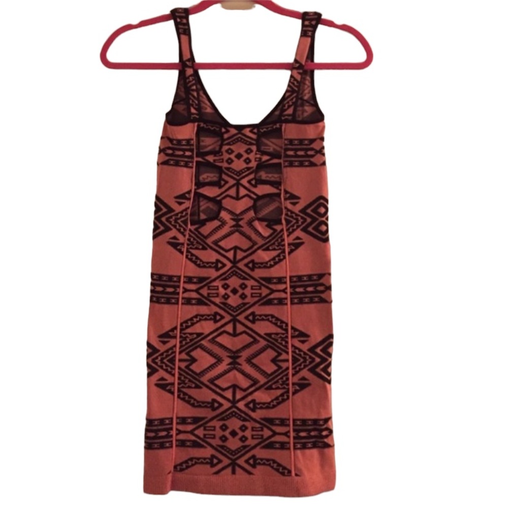 Free People Pink Tribal Print Bodycon Dress - Picture 4 of 4